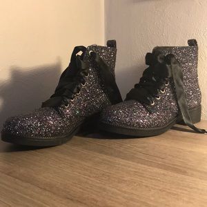 Black Sparkly Boots